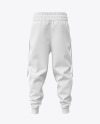 Jogger Pants Mockup - Back View