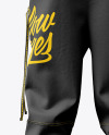 Jogger Pants Mockup - Back View