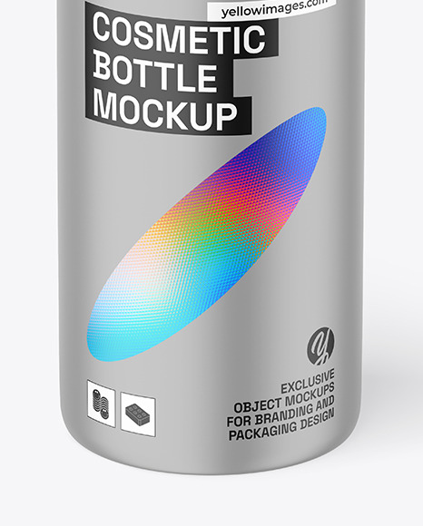 Matte Pump Bottle Mockup