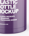 Glossy Plastic Bottle Mockup