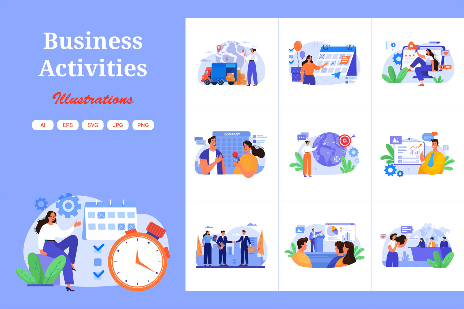 M477_Business Activities Illustrations