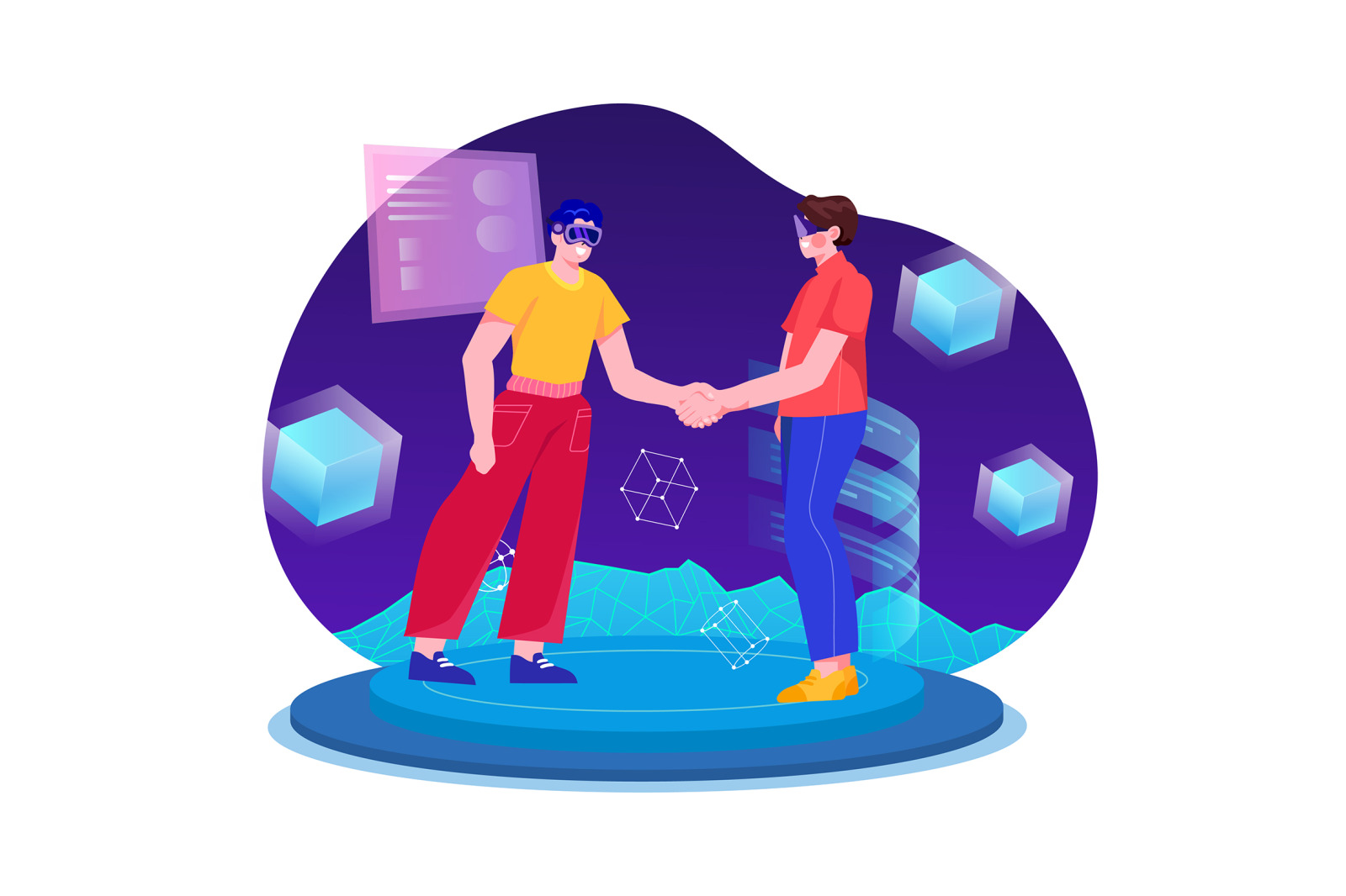 M479_Metaverse Illustration Pack