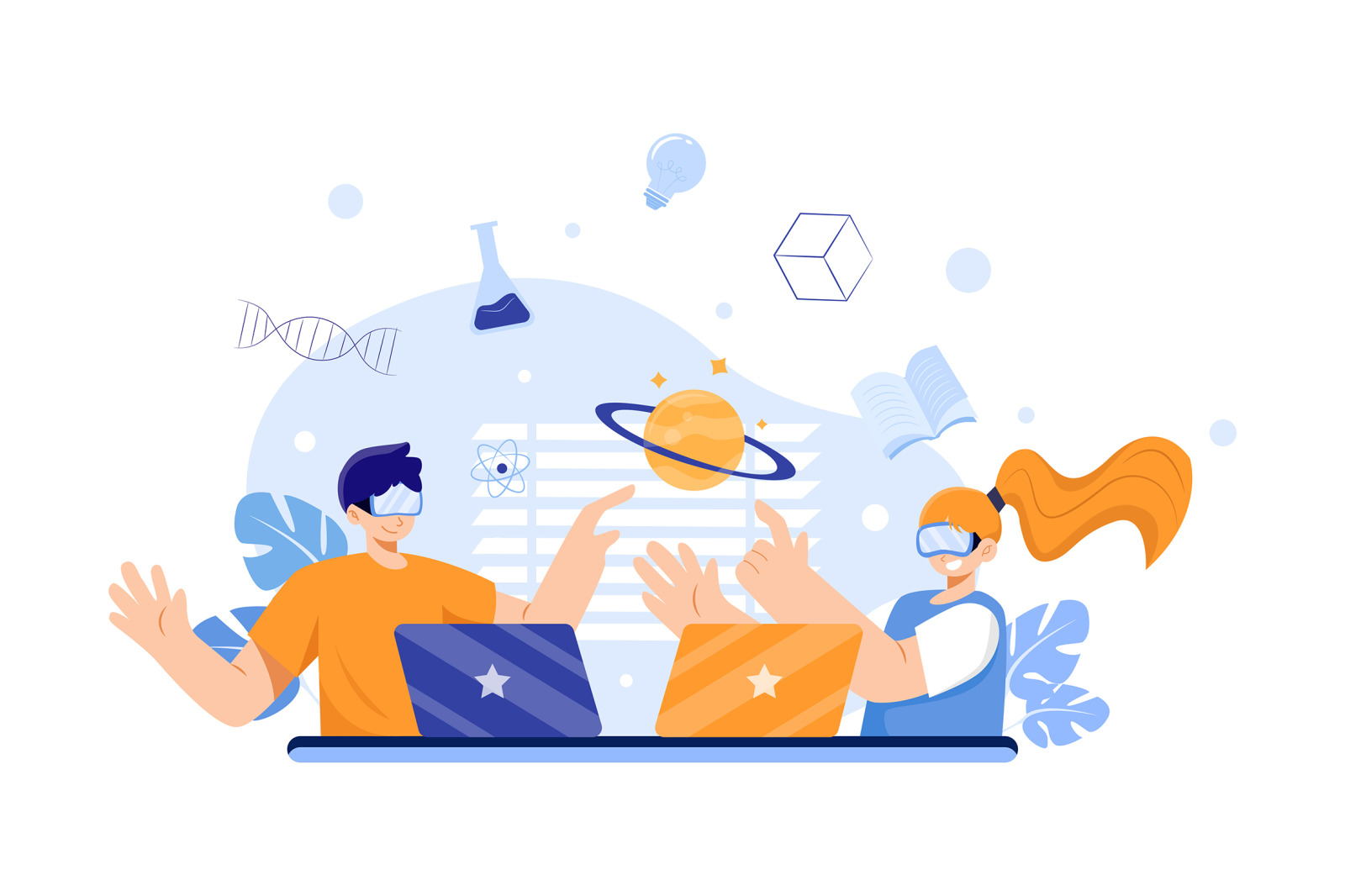 M418_Virtual Reality Illustration Pack M418_Virtual Reality Illustration Pack