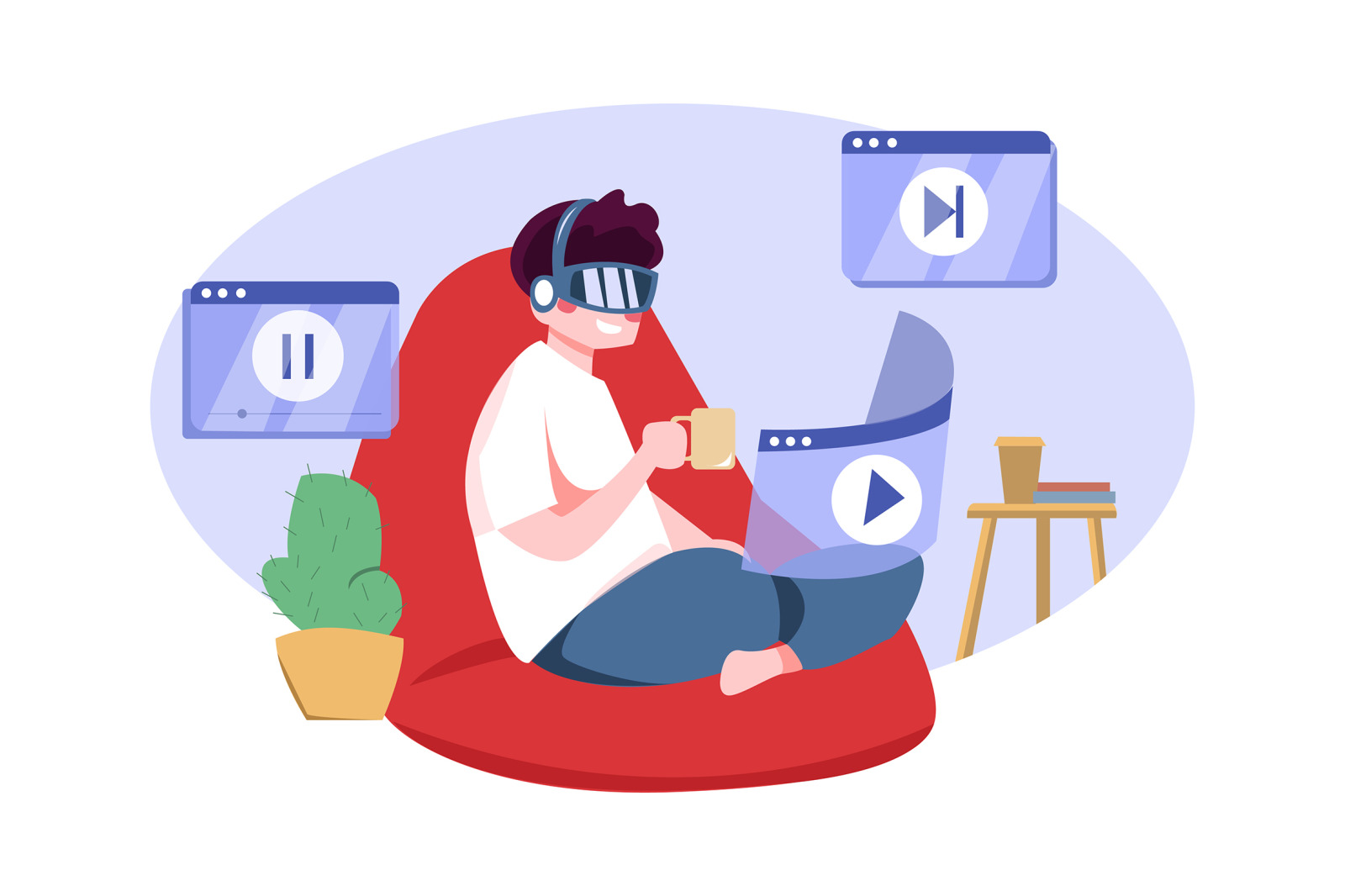 M419_Virtual Reality Illustrations M419_Virtual Reality Illustrations