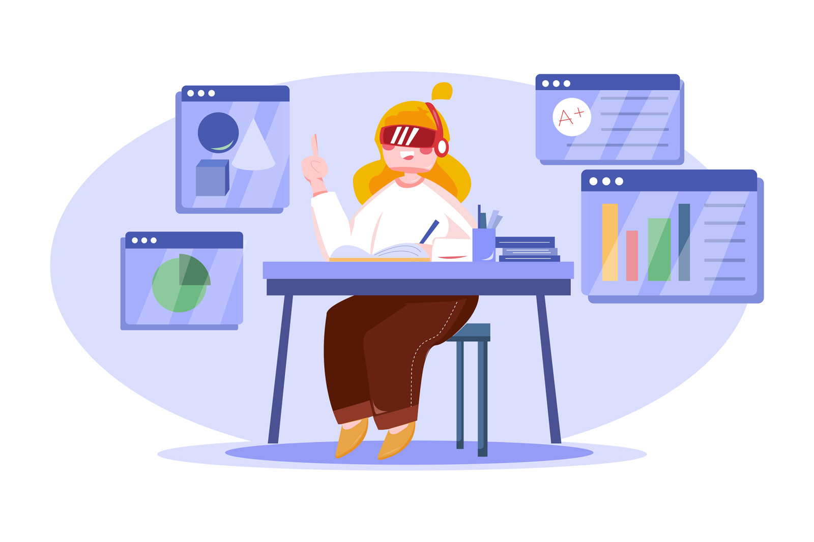 M419_Virtual Reality Illustrations M419_Virtual Reality Illustrations