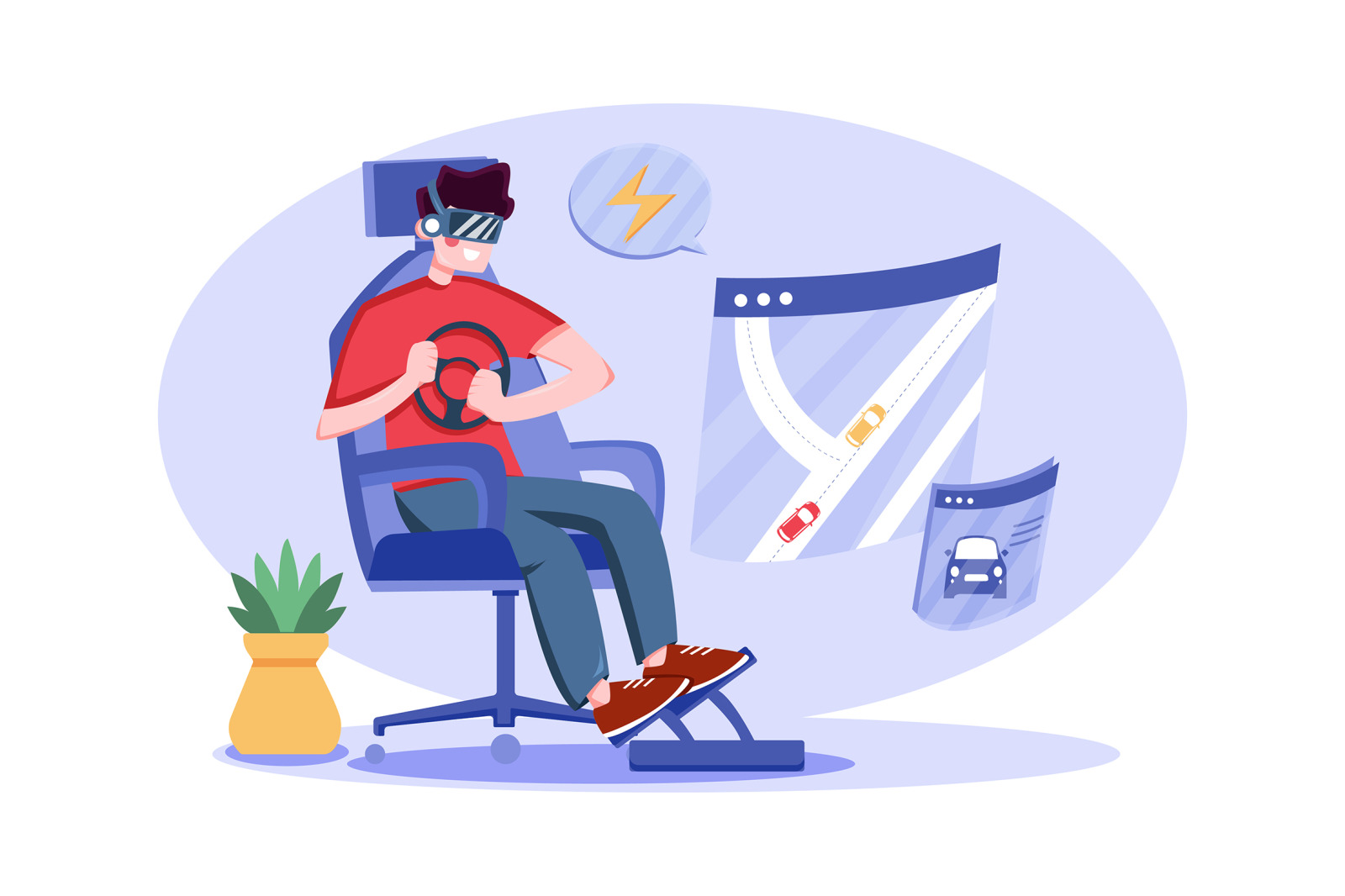 M419_Virtual Reality Illustrations M419_Virtual Reality Illustrations