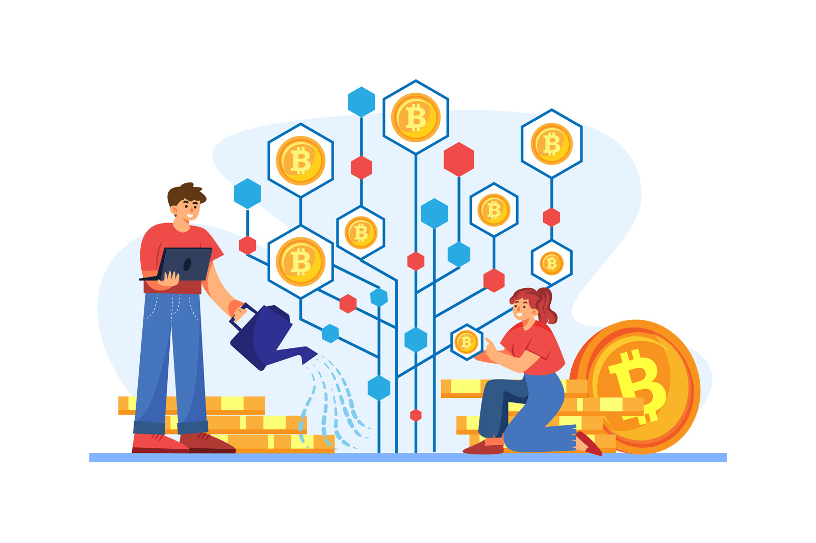 M422_Cryptocurrency &amp; NFT Illustrations