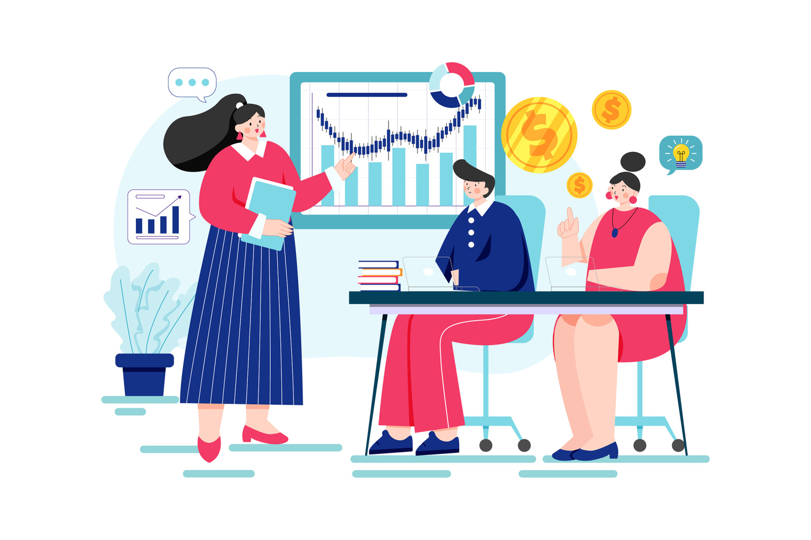 M456_Finance Management Illustration Pack M456_Finance Management Illustration Pack