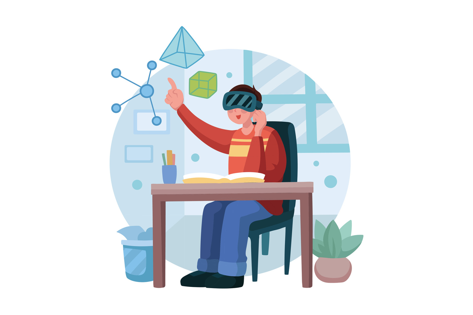 M459_Virtual Reality Illustration Pack M459_Virtual Reality Illustration Pack