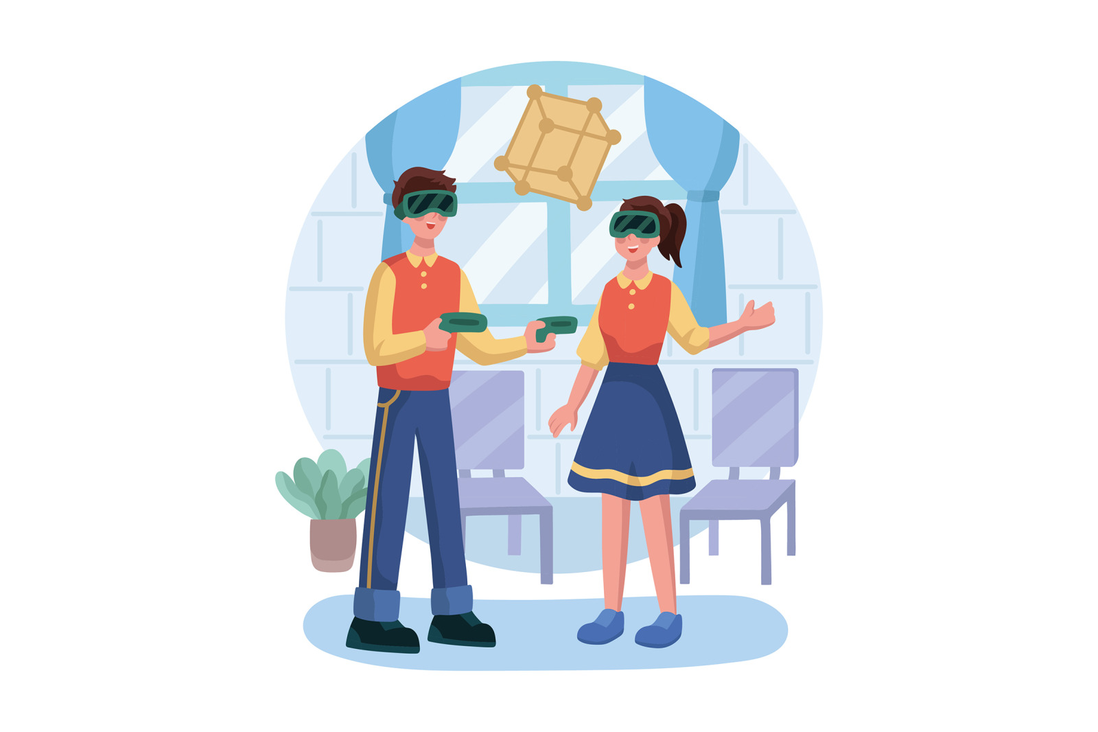 M459_Virtual Reality Illustration Pack M459_Virtual Reality Illustration Pack