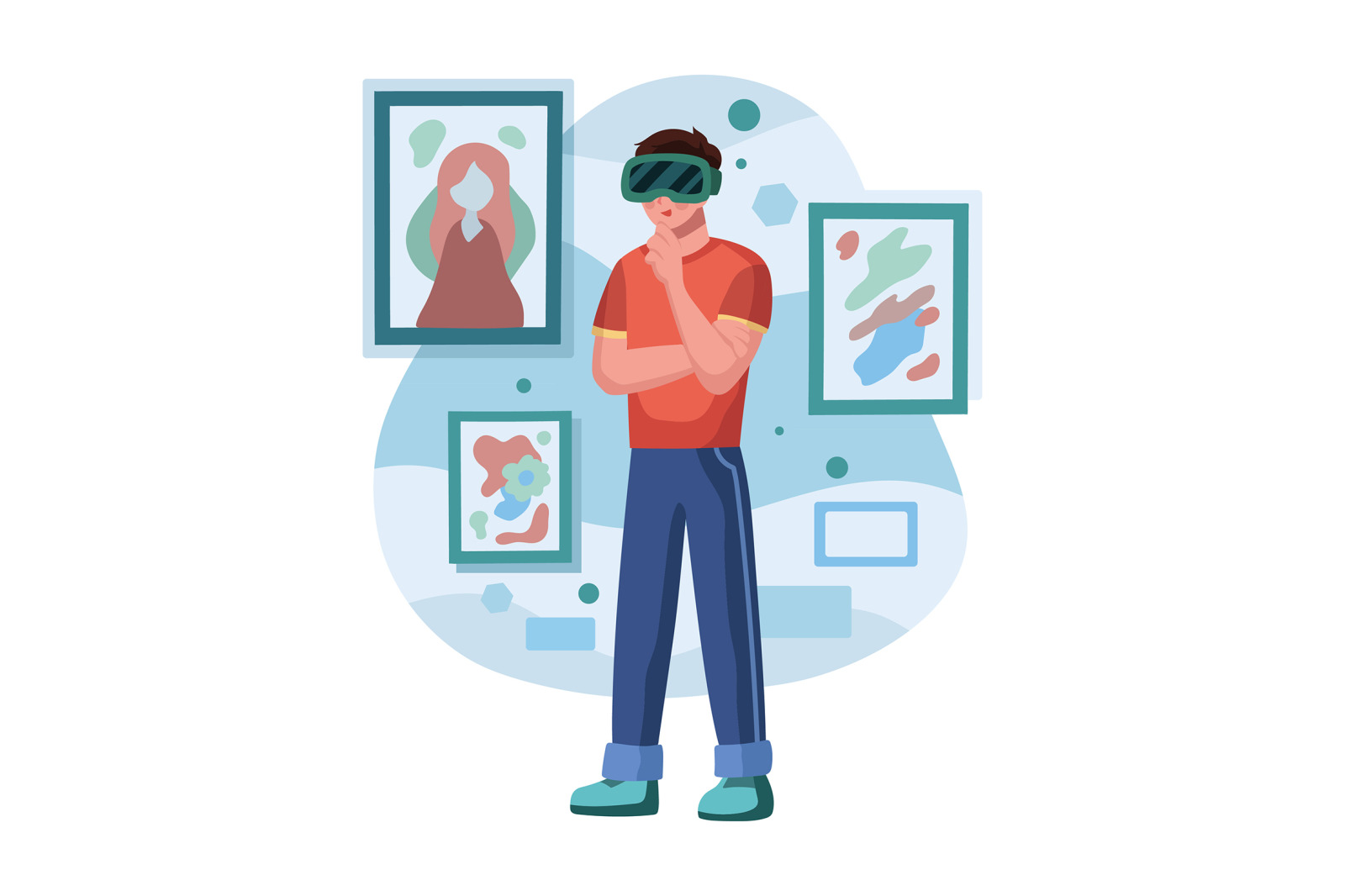 M459_Virtual Reality Illustration Pack M459_Virtual Reality Illustration Pack