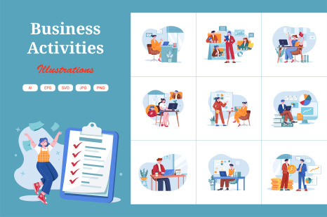 M485_Business Activities Illustrations - Project idea