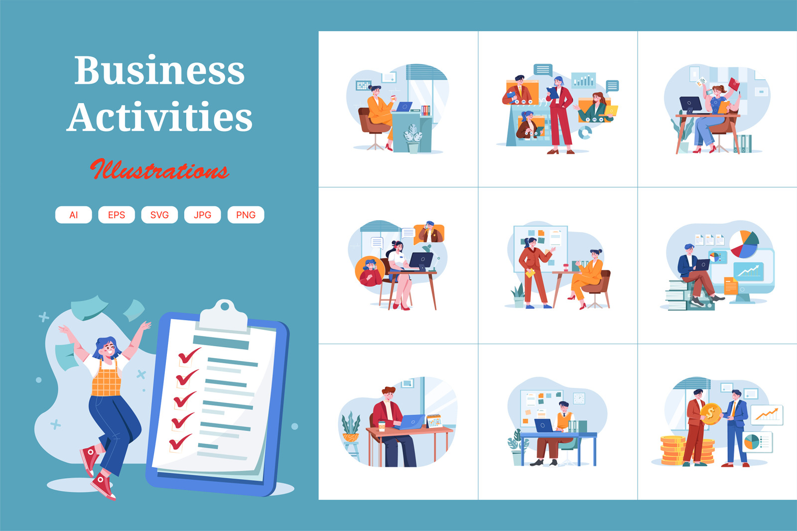 M485_Business Activities Illustrations M485_Business Activities Illustrations