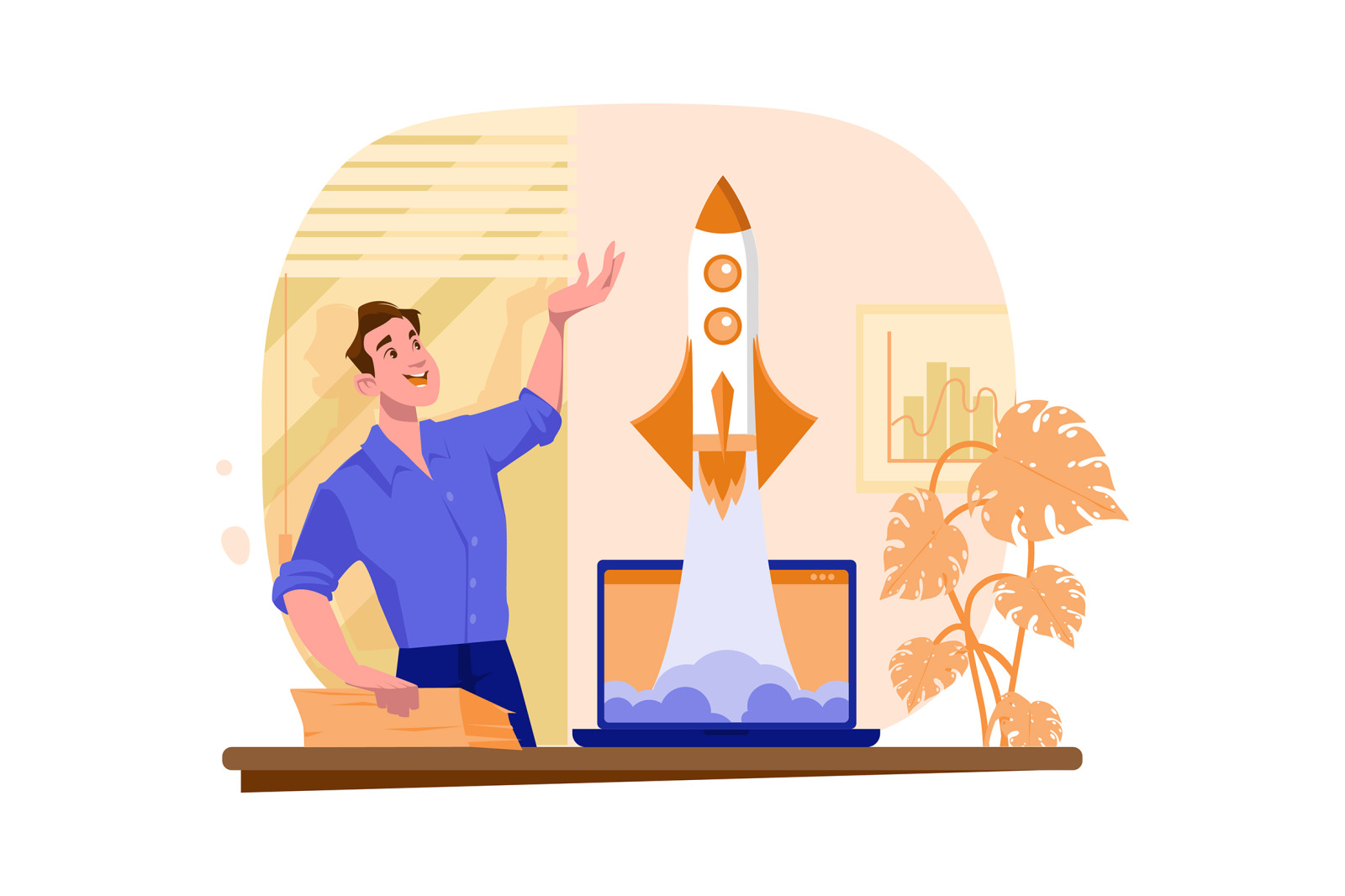 M489_Business Startup Illustrations M489_Business Startup Illustrations