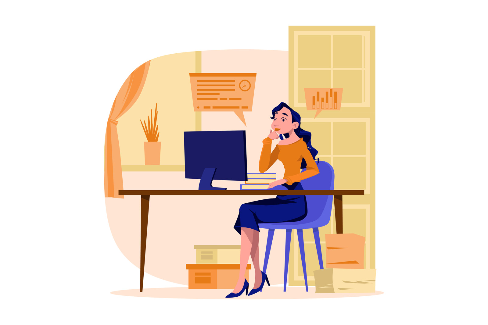 M489_Business Startup Illustrations M489_Business Startup Illustrations