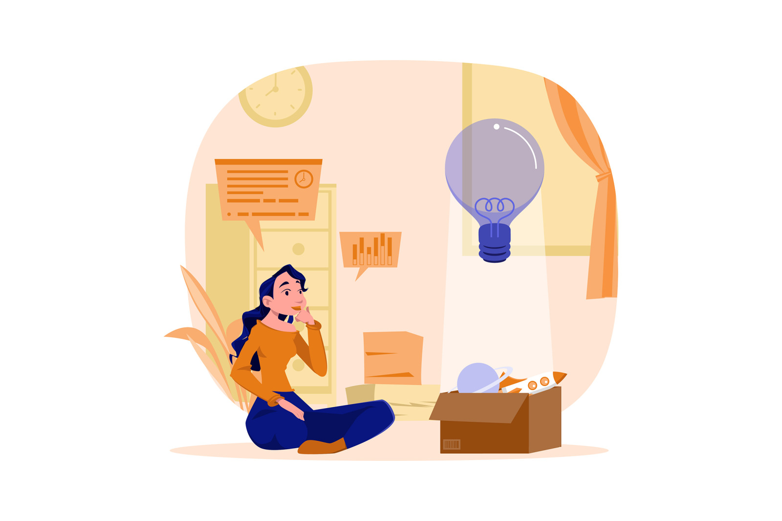 M489_Business Startup Illustrations M489_Business Startup Illustrations