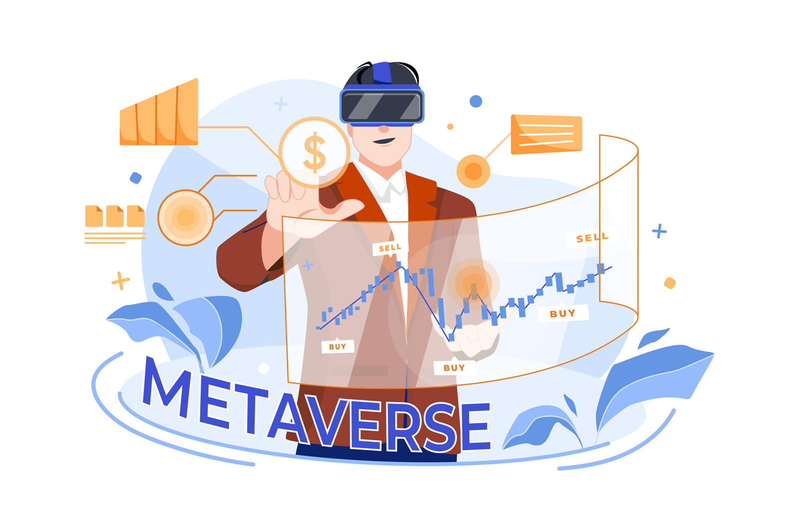 M490_Metaverse Technology Illustrations M490_Metaverse Technology Illustrations