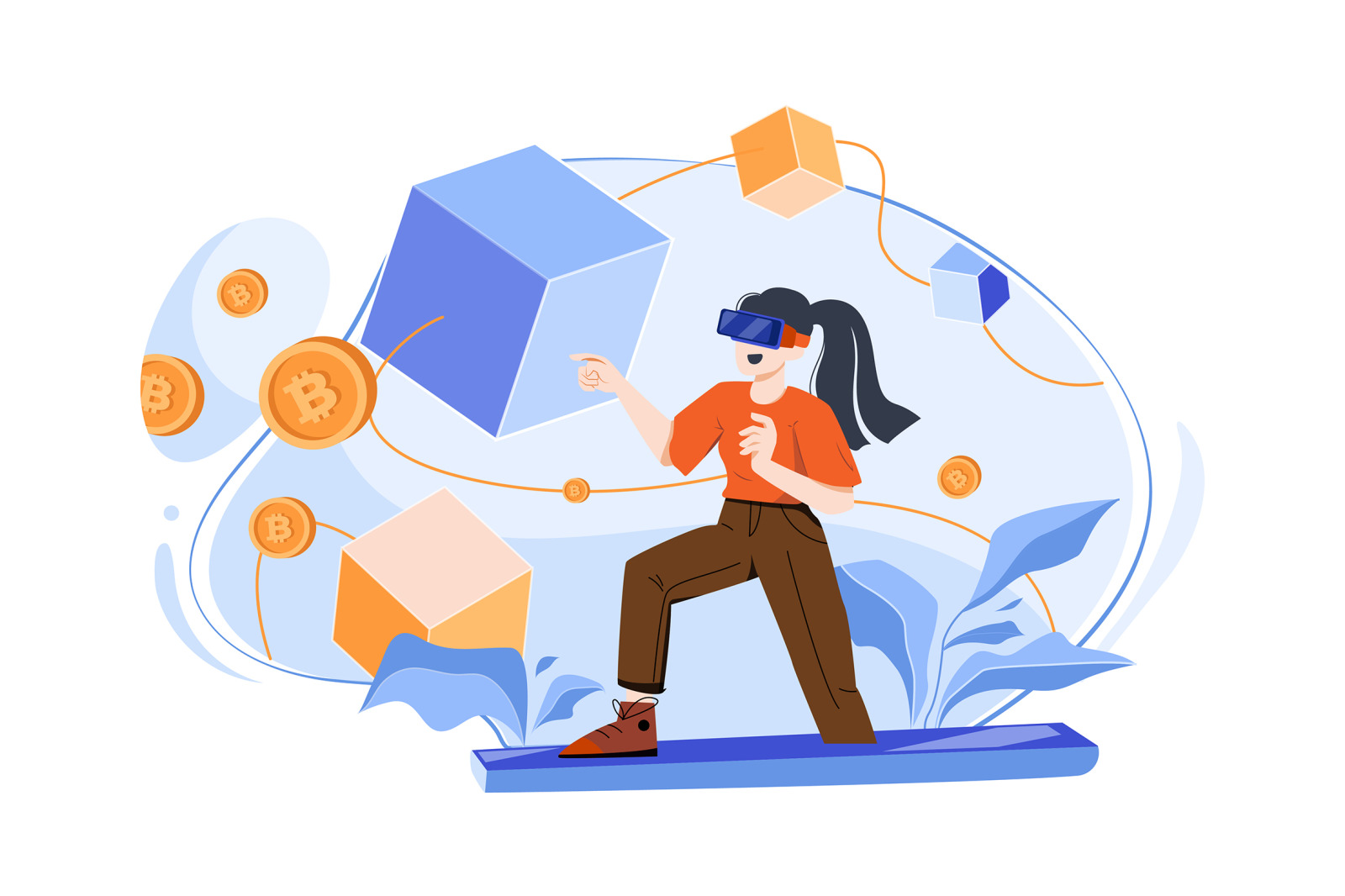 M490_Metaverse Technology Illustrations M490_Metaverse Technology Illustrations