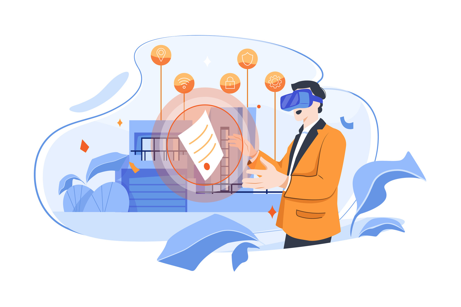 M490_Metaverse Technology Illustrations M490_Metaverse Technology Illustrations