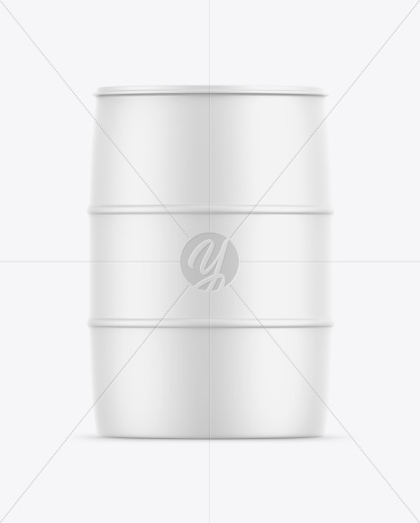 Matte Plastic Barrel Mockup