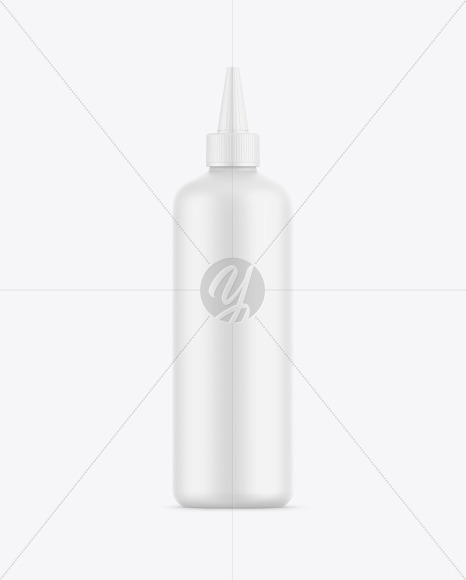 Matte Hair Oil Bottle Mockup