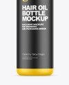 Matte Hair Oil Bottle Mockup