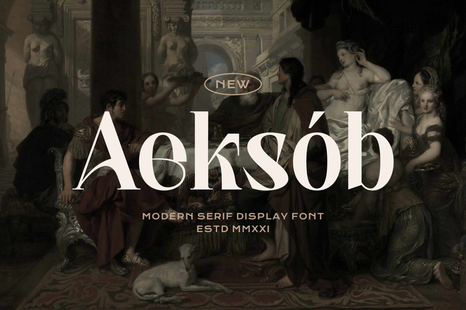 Aeksob - Modern Serif Display Font Aeksob - Modern Serif Display Font