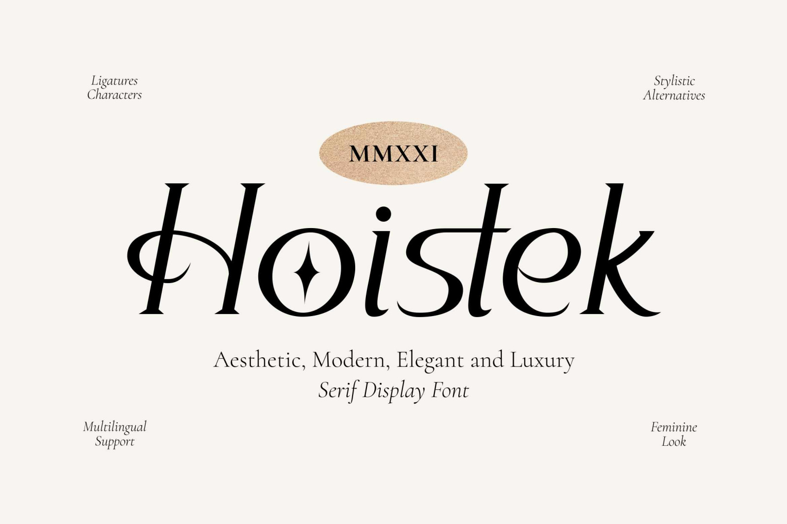 Hoistek - Aesthetic font