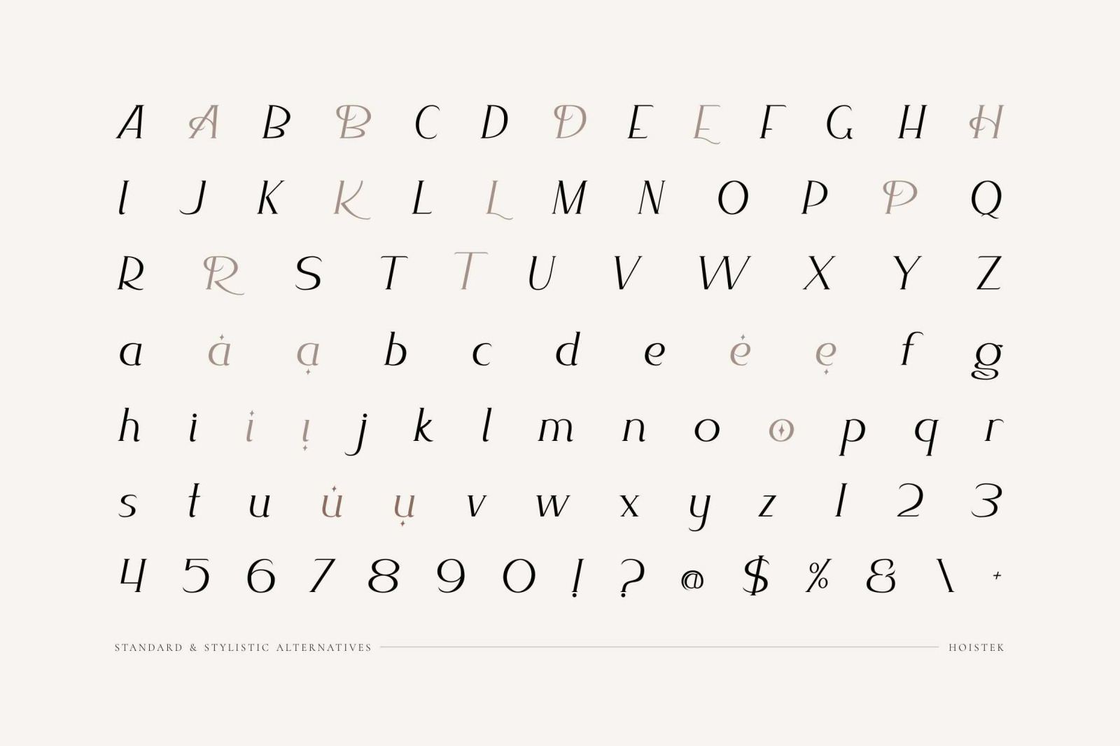 Hoistek - Aesthetic font Hoistek - Aesthetic font
