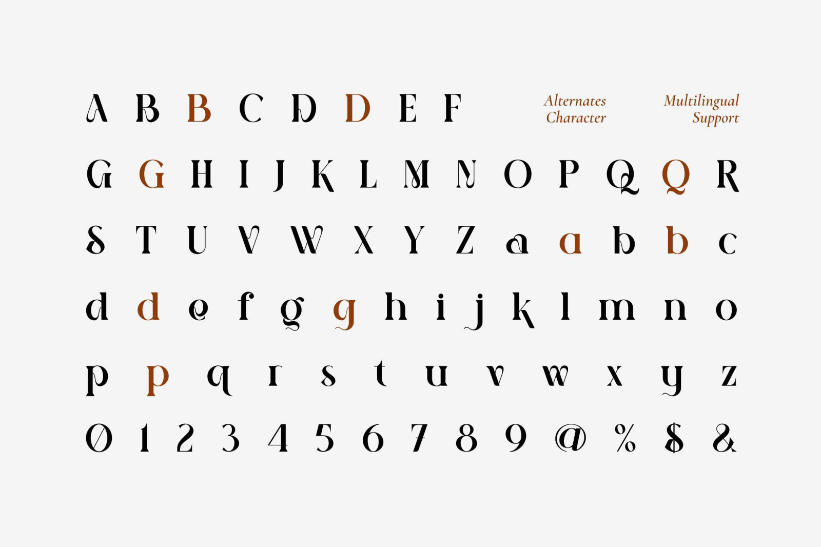 Gimela-Modern Display Font Gimela-Modern Display Font