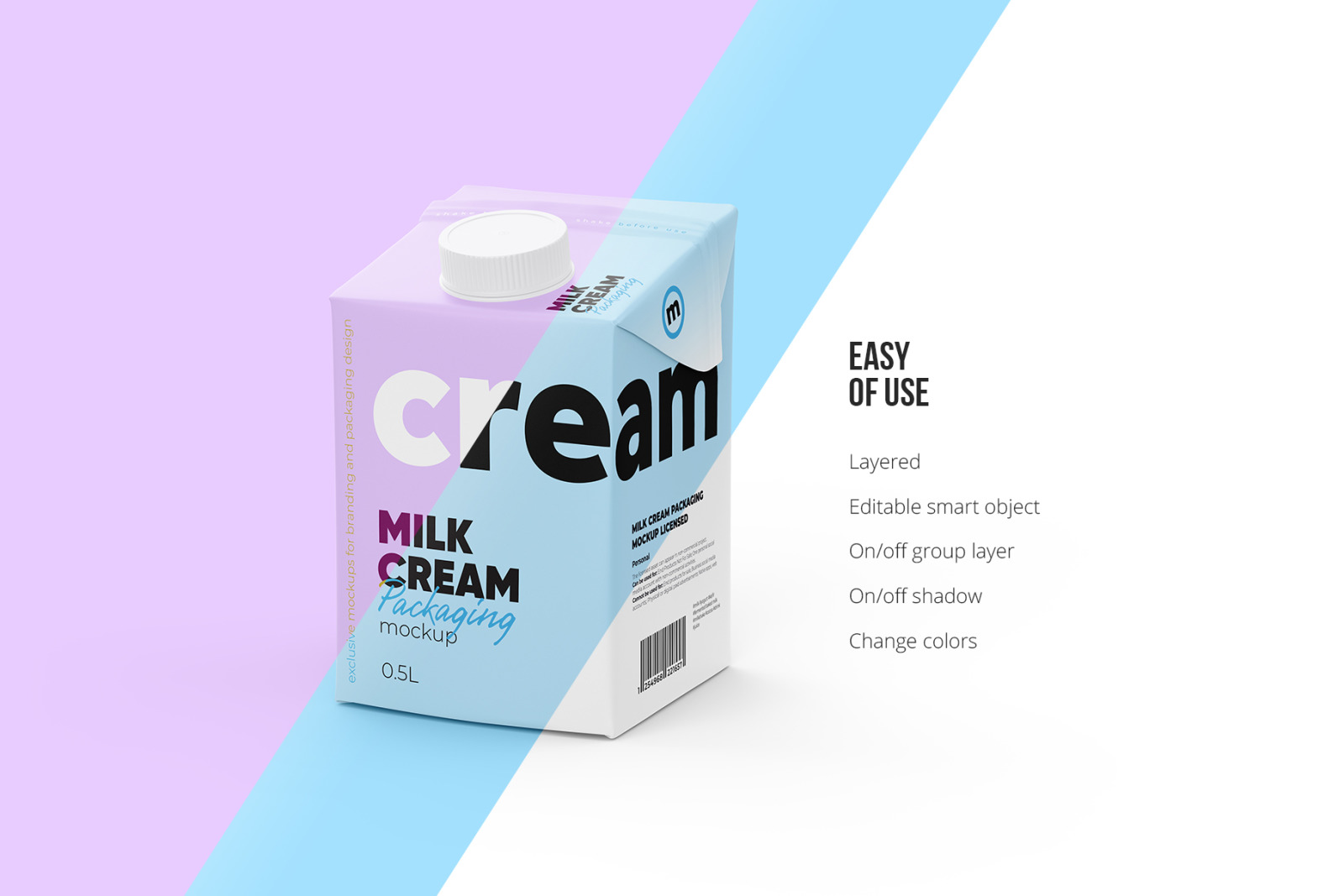 500ml Milk packaging. Tetra Brik edge 500ml Milk packaging. Tetra Brik edge