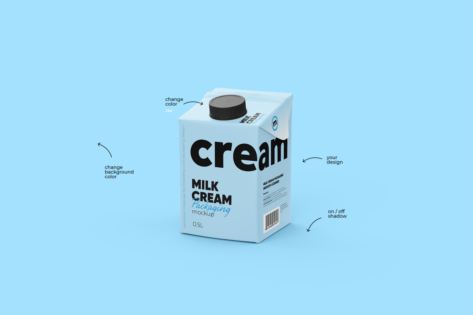 500ml Milk packaging. Tetra Brik edge 500ml Milk packaging. Tetra Brik edge