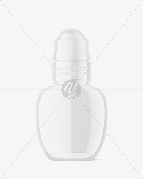 Clear Glass Roll-On Deodorant Mockup Clear Glass Roll-On Deodorant Mockup