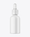 Matte Dropper Bottle Mockup