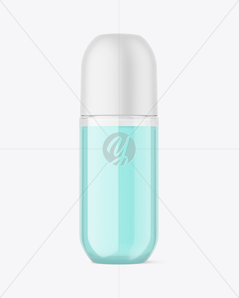 Clear Glass Roll-On Deodorant Mockup