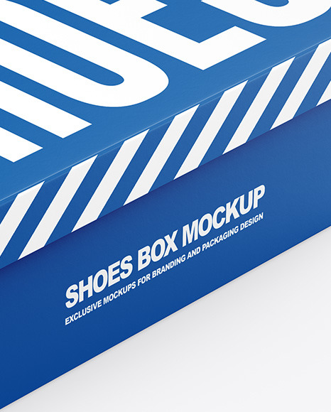 Paper Shoes Box Mockup