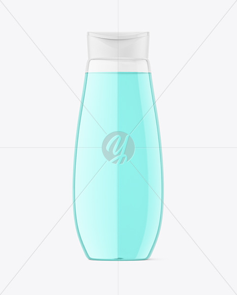 Clear Cosmetic Bottle Mockup