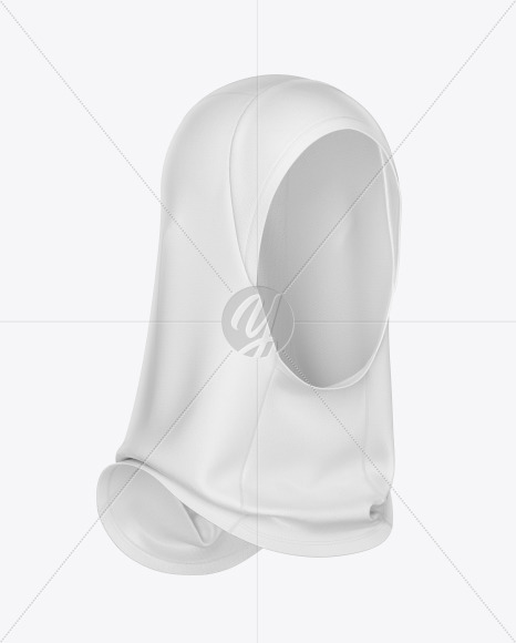 Sport Hijab Mockup - Halfside View