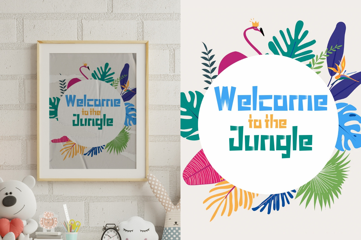 Jungle Tribe Cartoon Display Font