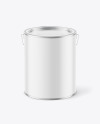 Matte Paint Can Mockup