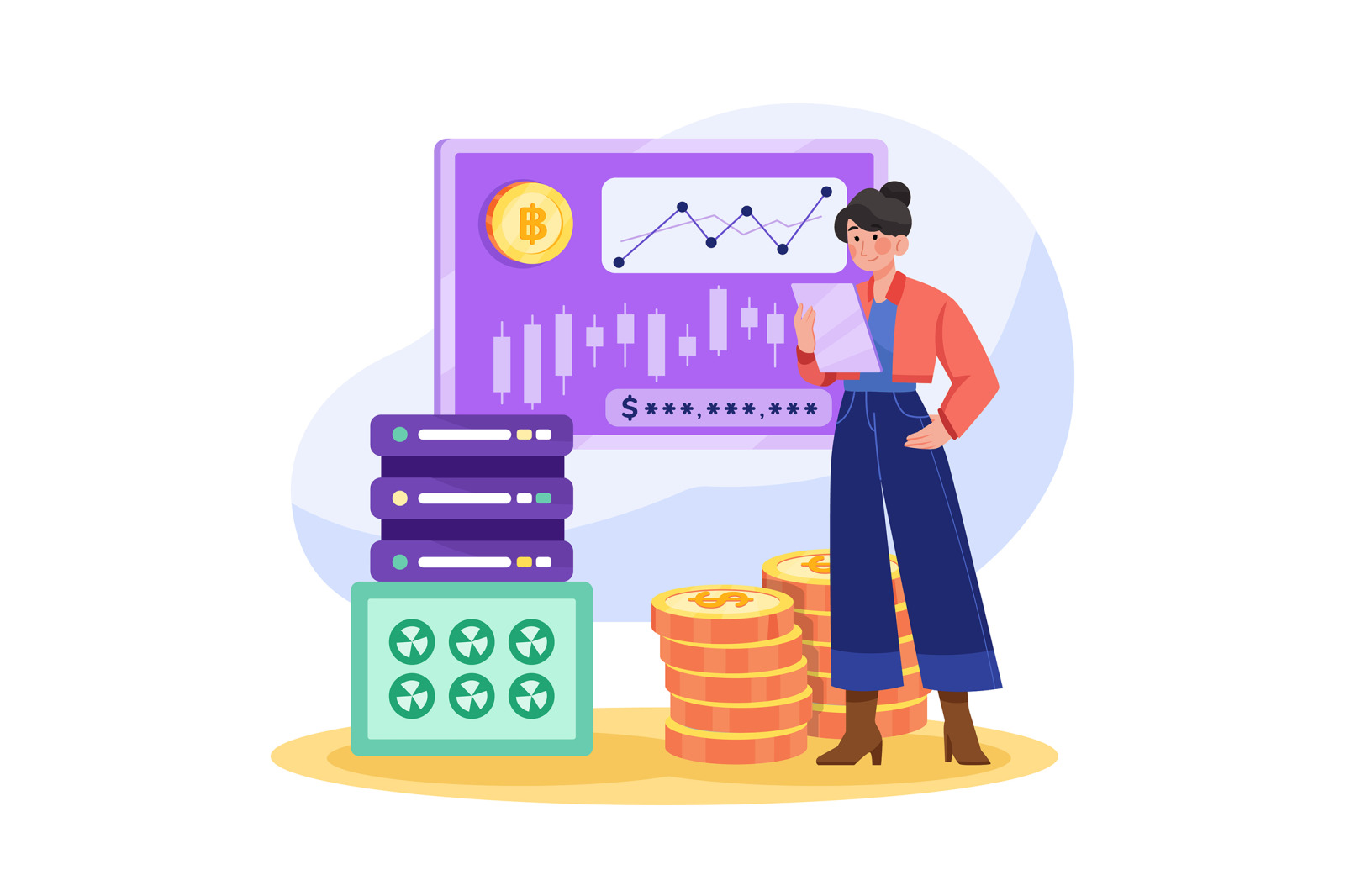 M470_Cryptocurrency Illustration Pack M470_Cryptocurrency Illustration Pack