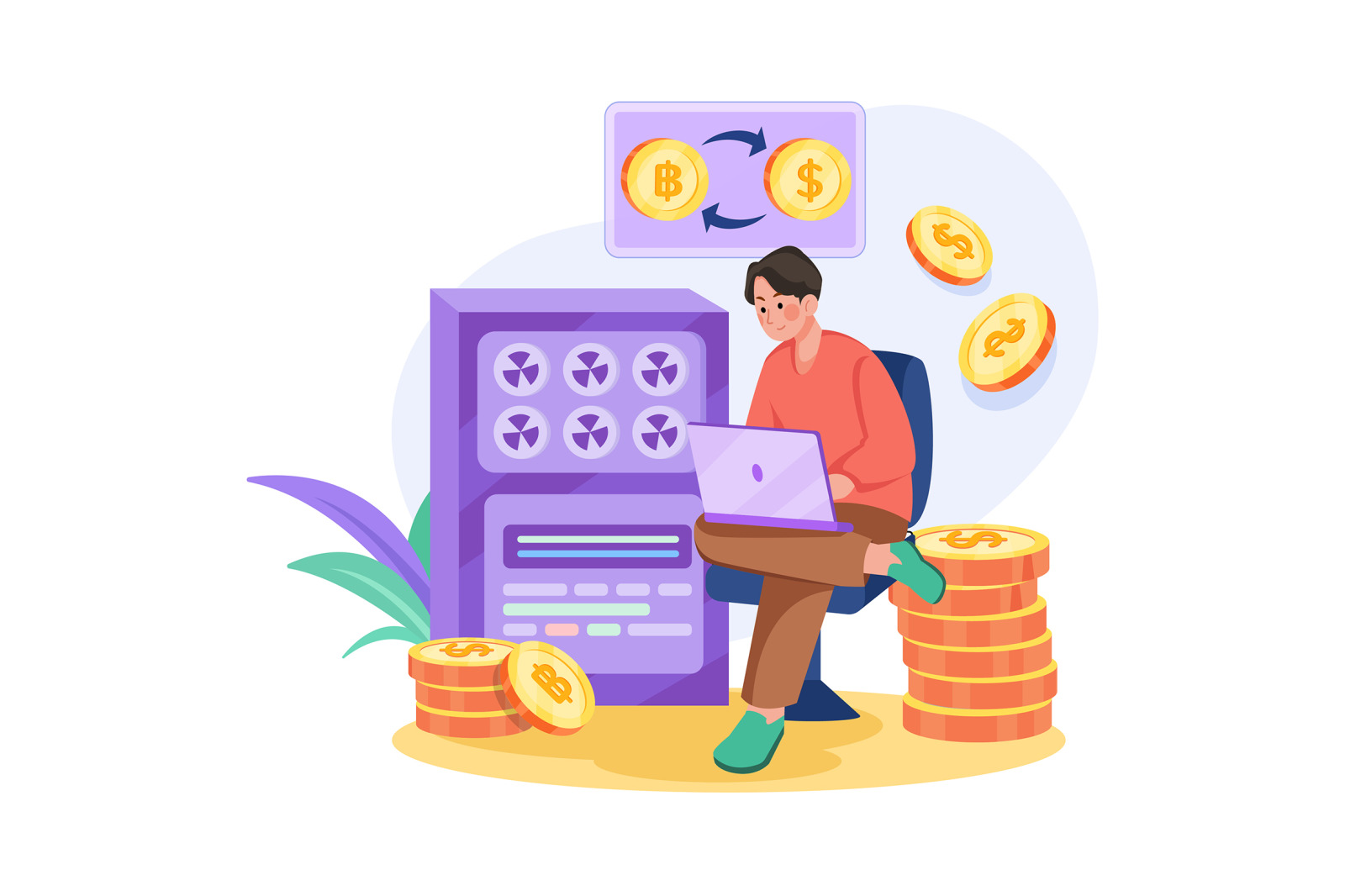 M470_Cryptocurrency Illustration Pack