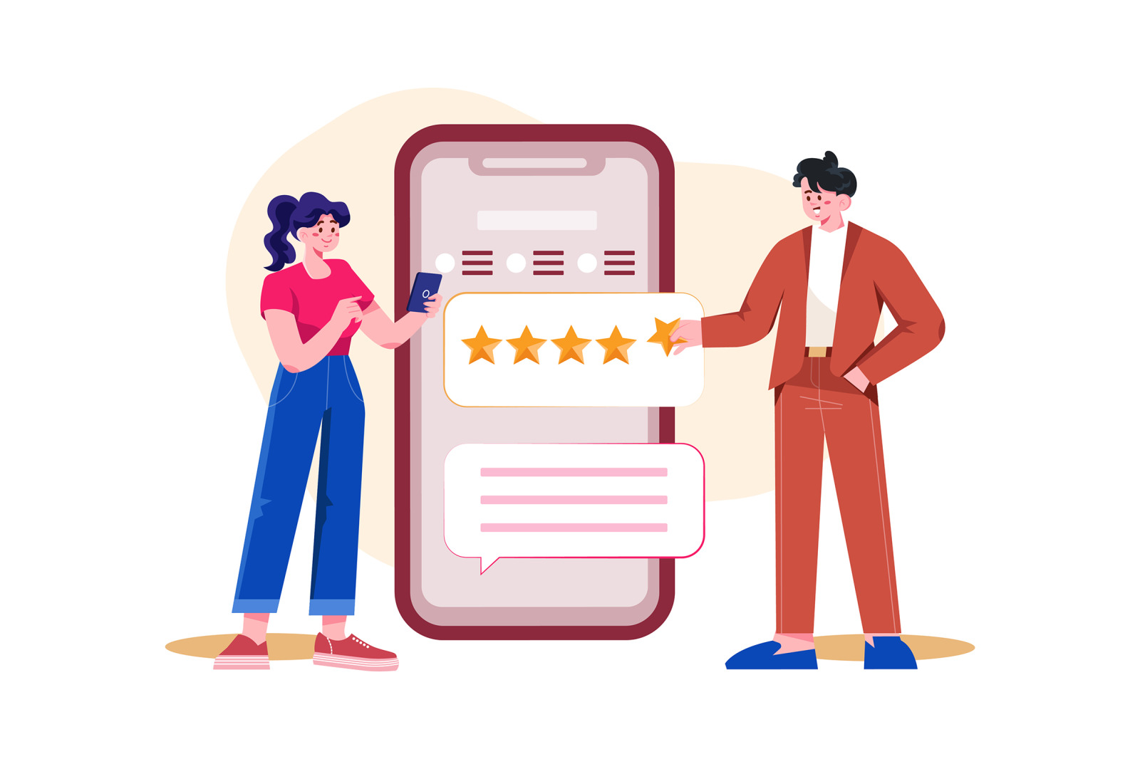 M487_Customer Review Illustration Pack