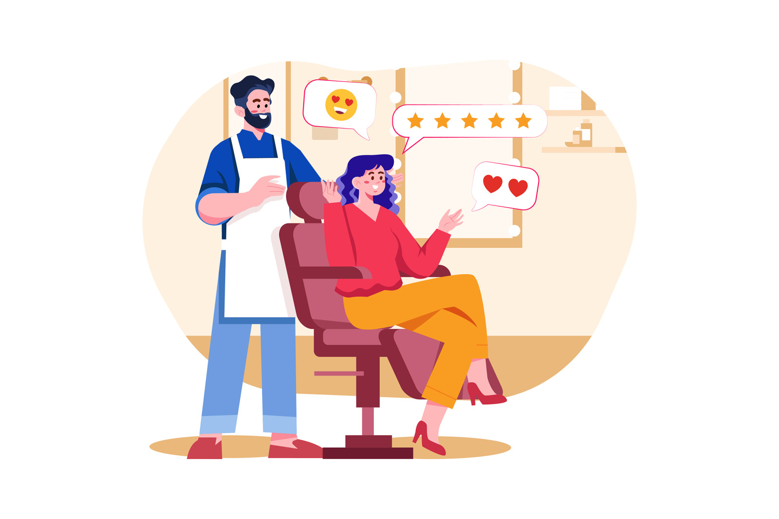 M487_Customer Review Illustration Pack