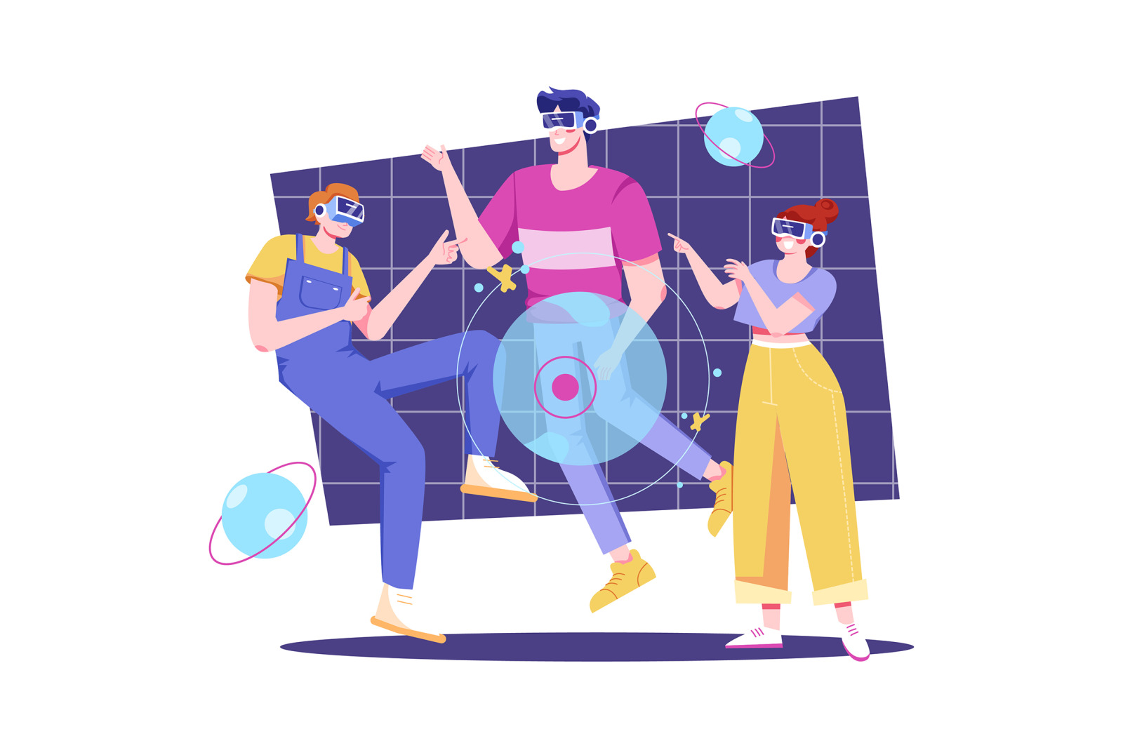 M504_Digital Metaverse Illustration Pack