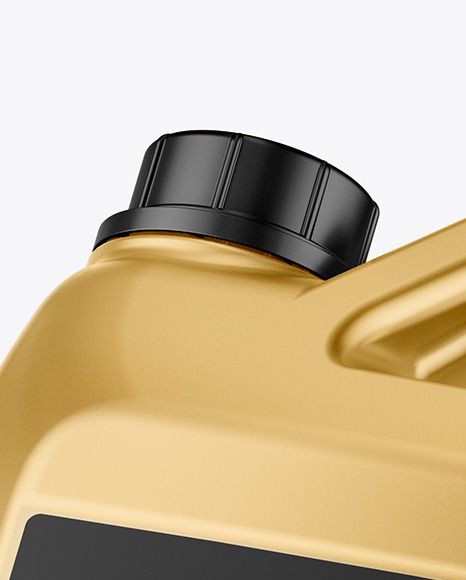 Metallic Jerrycan Mockup