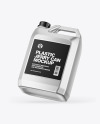 Metallic Jerrycan Mockup