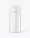 Glossy Plastic Jar Mockup