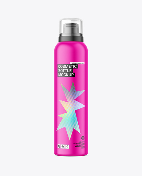 Cosmetic Foam Bottle Mockup