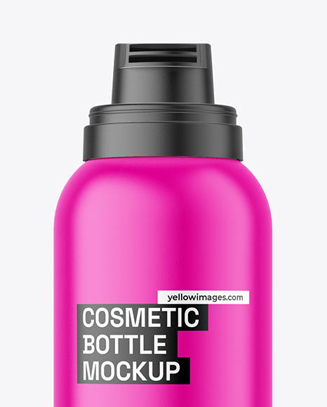 Cosmetic Foam Bottle Mockup